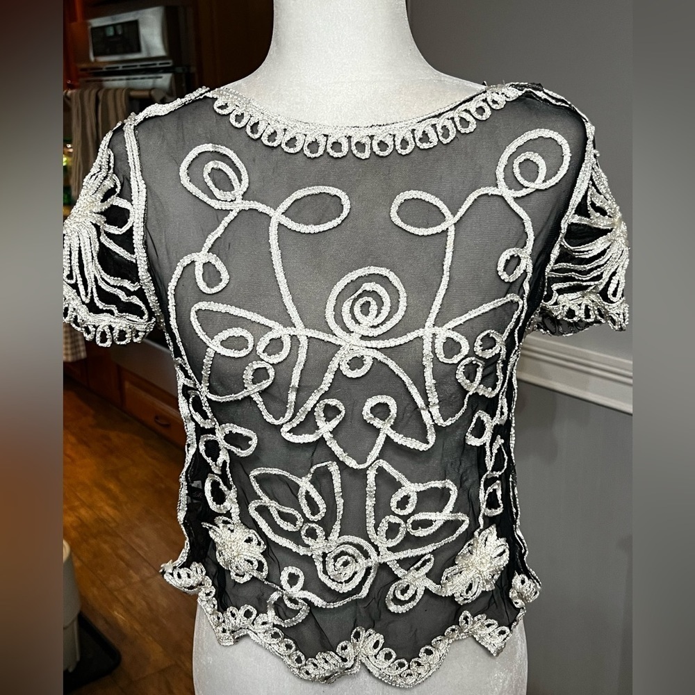 Michel Fashion, Women’s Overlay Top.
